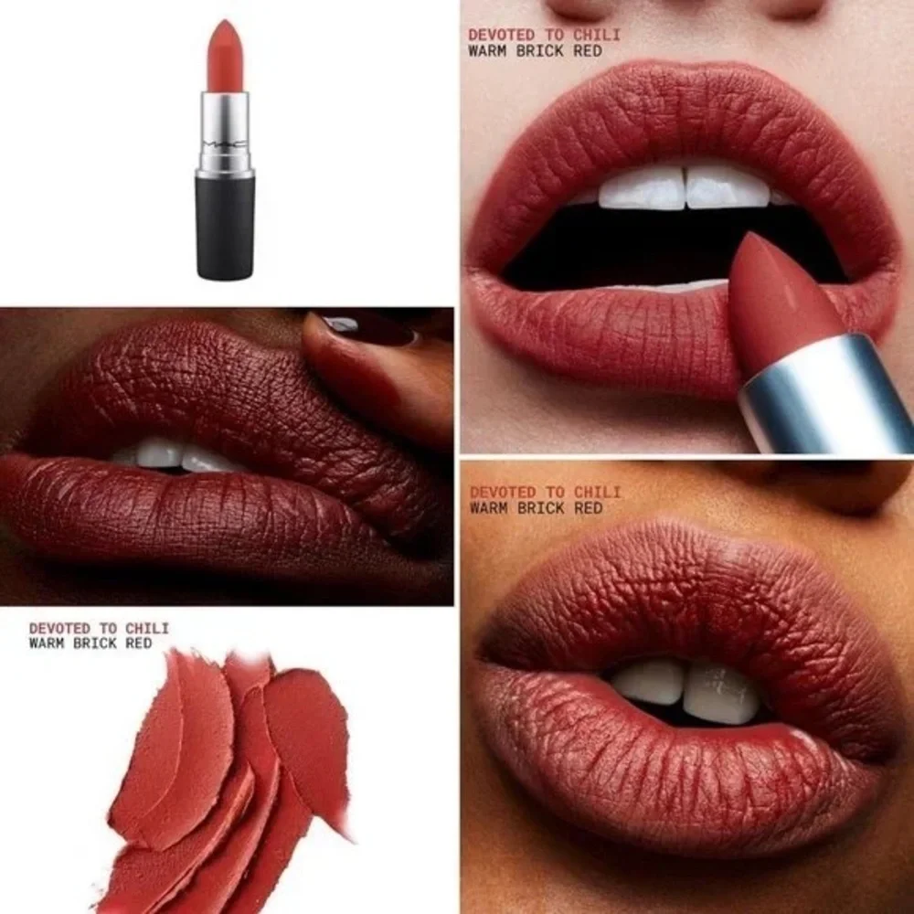 Mac devoted to chili powder lipstick new in box